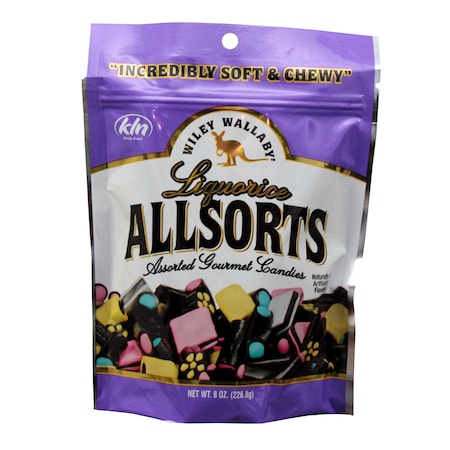 Wiley Wallaby Licorice Allsorts 8 oz., PK10 121123